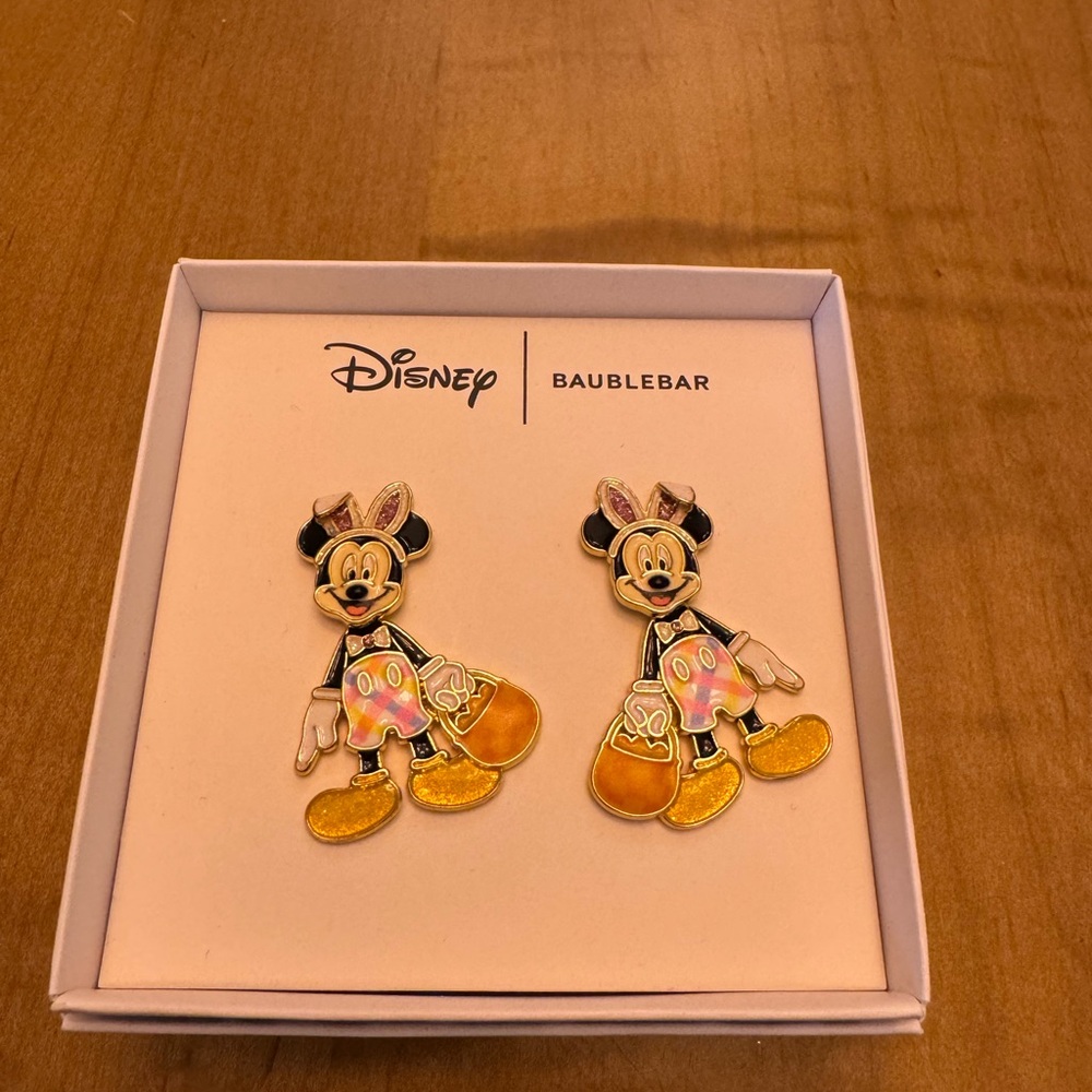 Disney BaubleBar Mickey Easter Bunny Earrings